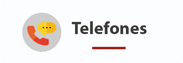 desenho de um telefone com um balão de fala