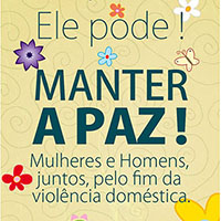 imagem da campanha Ela pode! Ela pode! Manter a paz