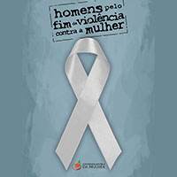 imagem da campanha homens pelo fim da violência contra a mulher