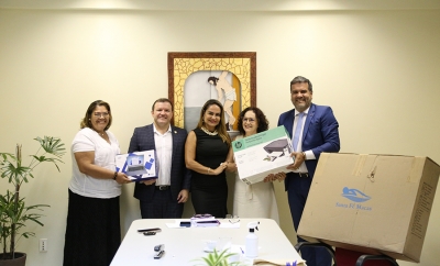 Coordenadoria da Mulher intermedeia doa&ccedil;&atilde;o de equipamentos para o CRAM de Boquim