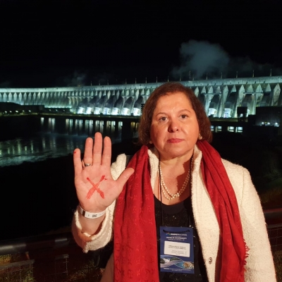 Sinal Vermelho: Coordenadora da Mulher do TJSE participa de celebra&ccedil;&atilde;o dos dois anos da campanha