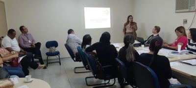 Reuni&atilde;o para constru&ccedil;&atilde;o de fluxograma e formata&ccedil;&atilde;o de protocolo da rede de atendimento/enfrentamento do munic&iacute;pio de S&atilde;o Crist&oacute;v&atilde;o/SE.