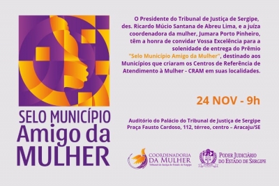 Convite para Solenidade de Premia&ccedil;&atilde;o